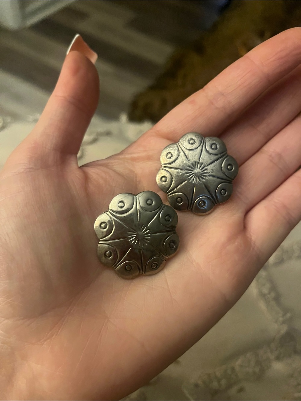 Vintage silver earrings